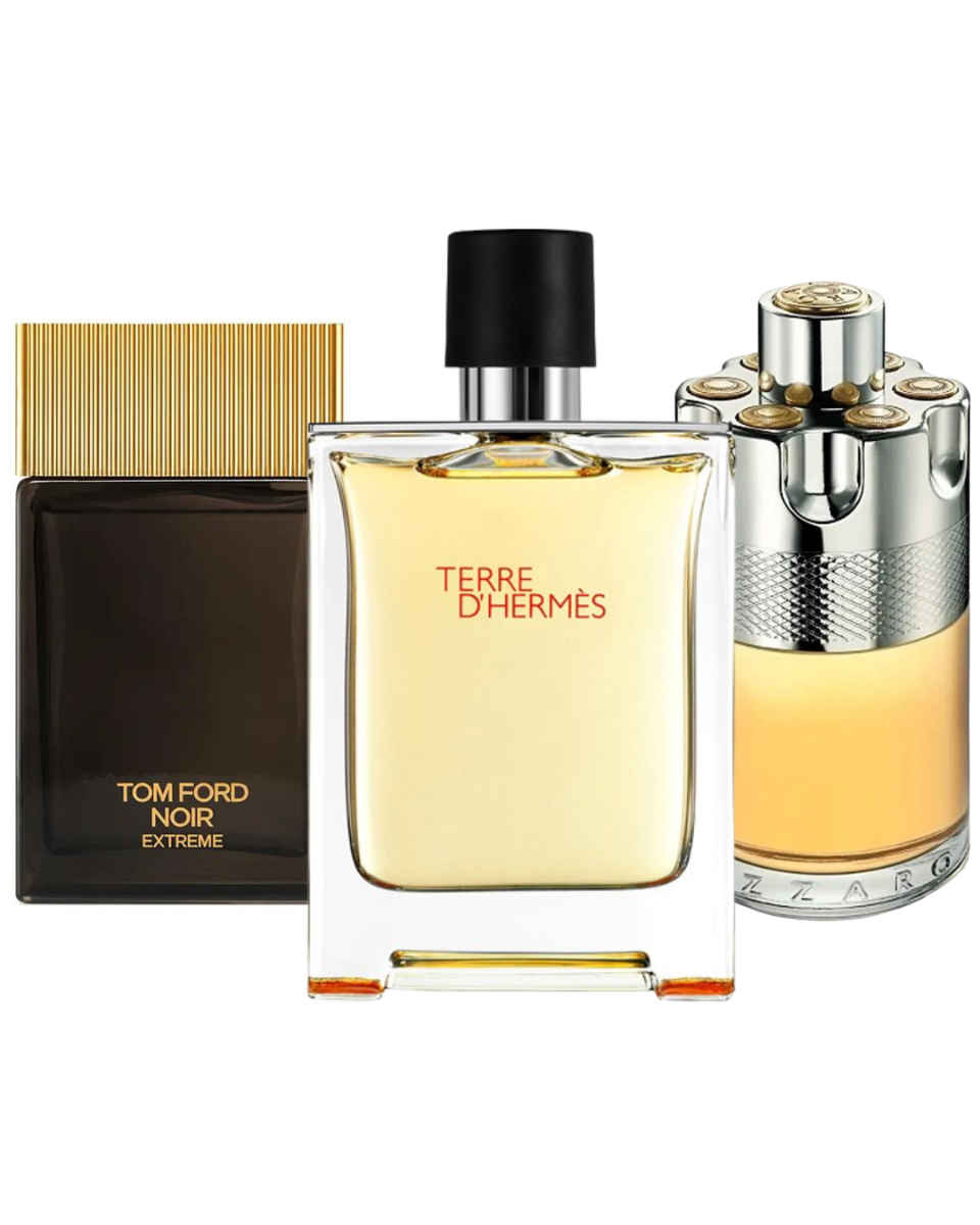 Combo  3 perfumes Terre de’Herme, Azzaro Wanted, Tom Ford Noir Extreme 100ml