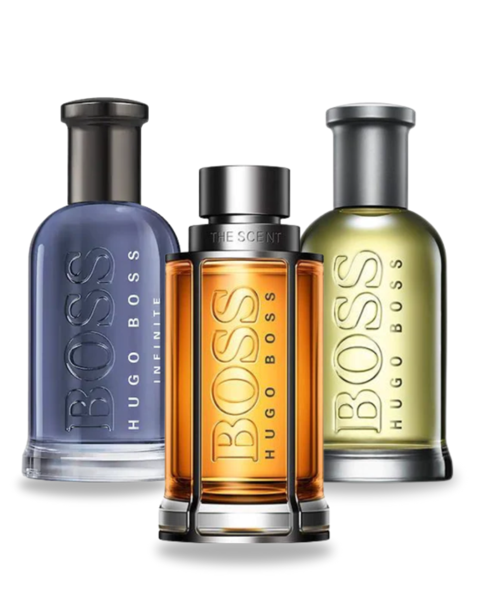 Combo 3 perfumes BOSS THE SCENT, BOSS BOTTLED y BOTTLED INFINITE 100ml